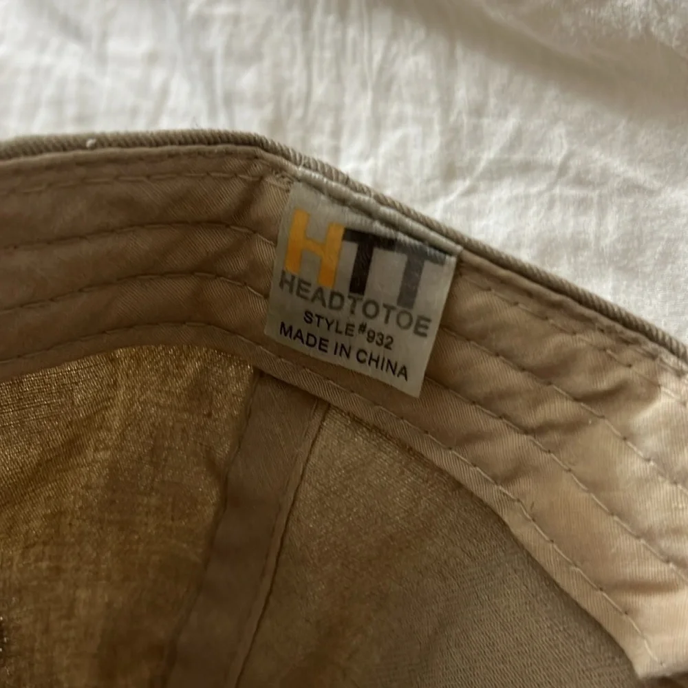 Jiffy-Tite Tan Baseball Cap - Picture 5 of 6